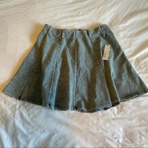 NWT Garage Flowy Blue Skirt